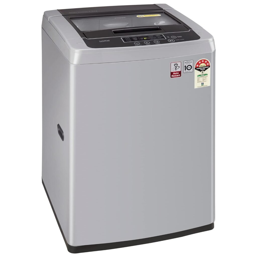 LG 6.5 Kg 5 Star Inverter Turbodrum Fully Automatic Top Loading Washing Machine 