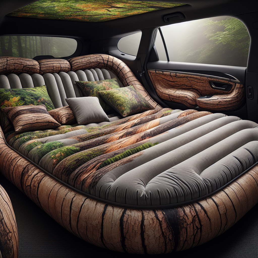 Premium Car Inflatable Bed with Pump & 2 Air Pillow: The Ultimate Travel Companion